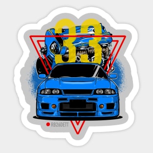 Nissan Skyline GTR R33 JDM Legend Sticker